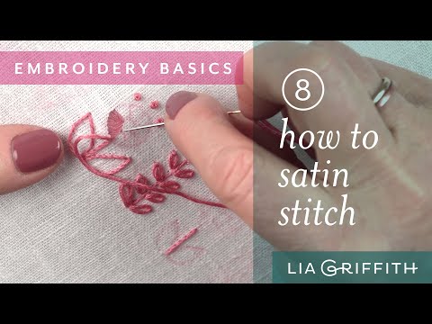How To Sew Satin Stitch
