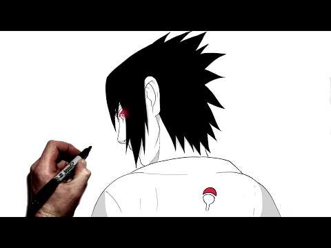 How To Draw Uchiha Sasuke | Step By Step | Naruto