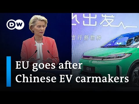 EU announces investigation into Chinese electric carmaker subsidies | DW News