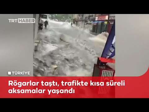 Samsun’da sağanak etkili oldu