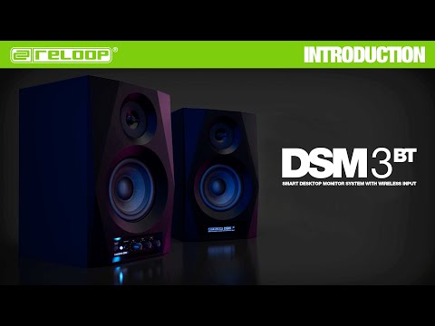 Reloop DSM-3 BT – The Smart desktop monitor system with wireless input (Introduction)