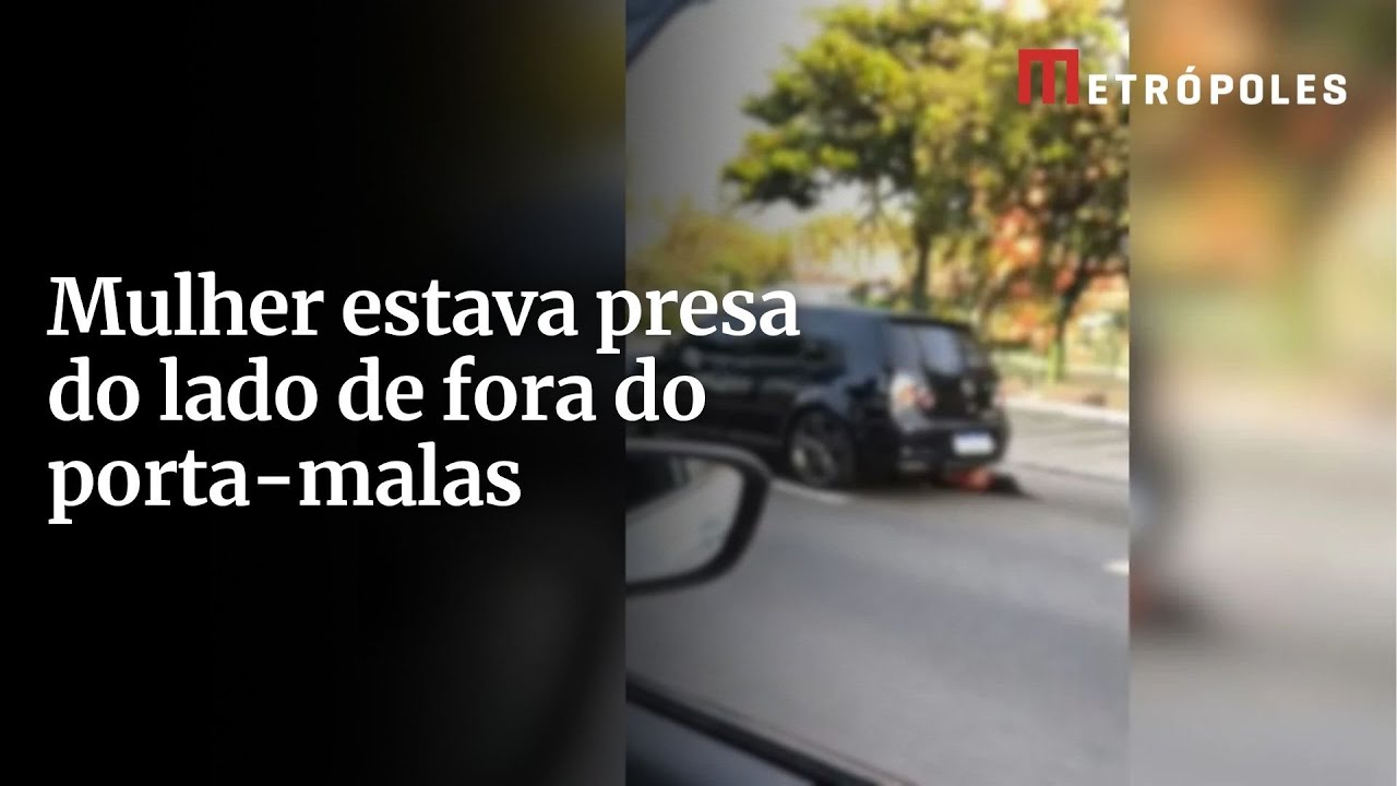 Mulher perde as pernas após ser arrastada por ex em carro na Marginal. Veja