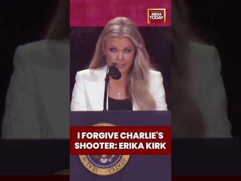 I Forgive Charlie's Shooter: Erika Kirk | India Today