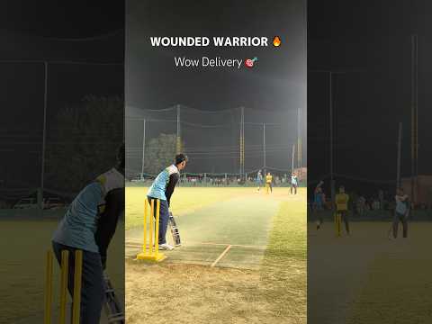 Wounded Yet Unstoppable 💪 Pace & Good Length Unplayable Bowling 🔥 #cricket #shorts #t20