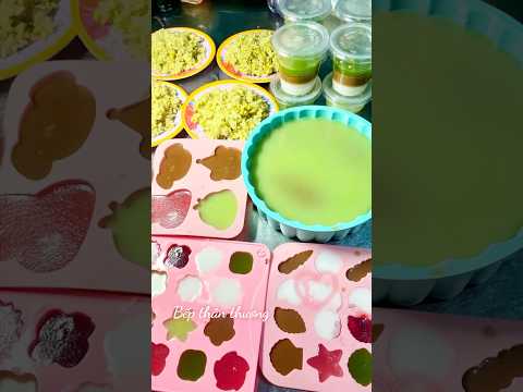 Nấu xôi lá dứa & đổ bánh rau câu cực kỳ đơn giản tại nhà