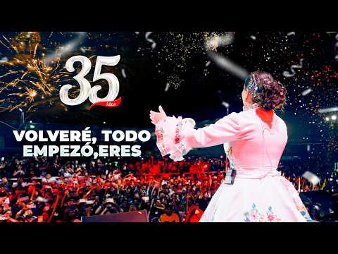 Dina Paucar - Mix Volveré, Todo empezó, Eres (En Vivo) | 35 Años de Historia