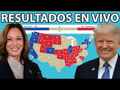 RESULTADOS TOTALMENTE EN VIVO ELECCIONES ESTADOS UNIDOS 2024