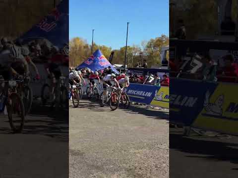 Men’s U23 XCO is off like a rocket 🚀🏁