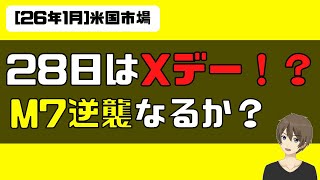 [米国株] 1月28日はXデーか！？メガテックの逆襲なるか？