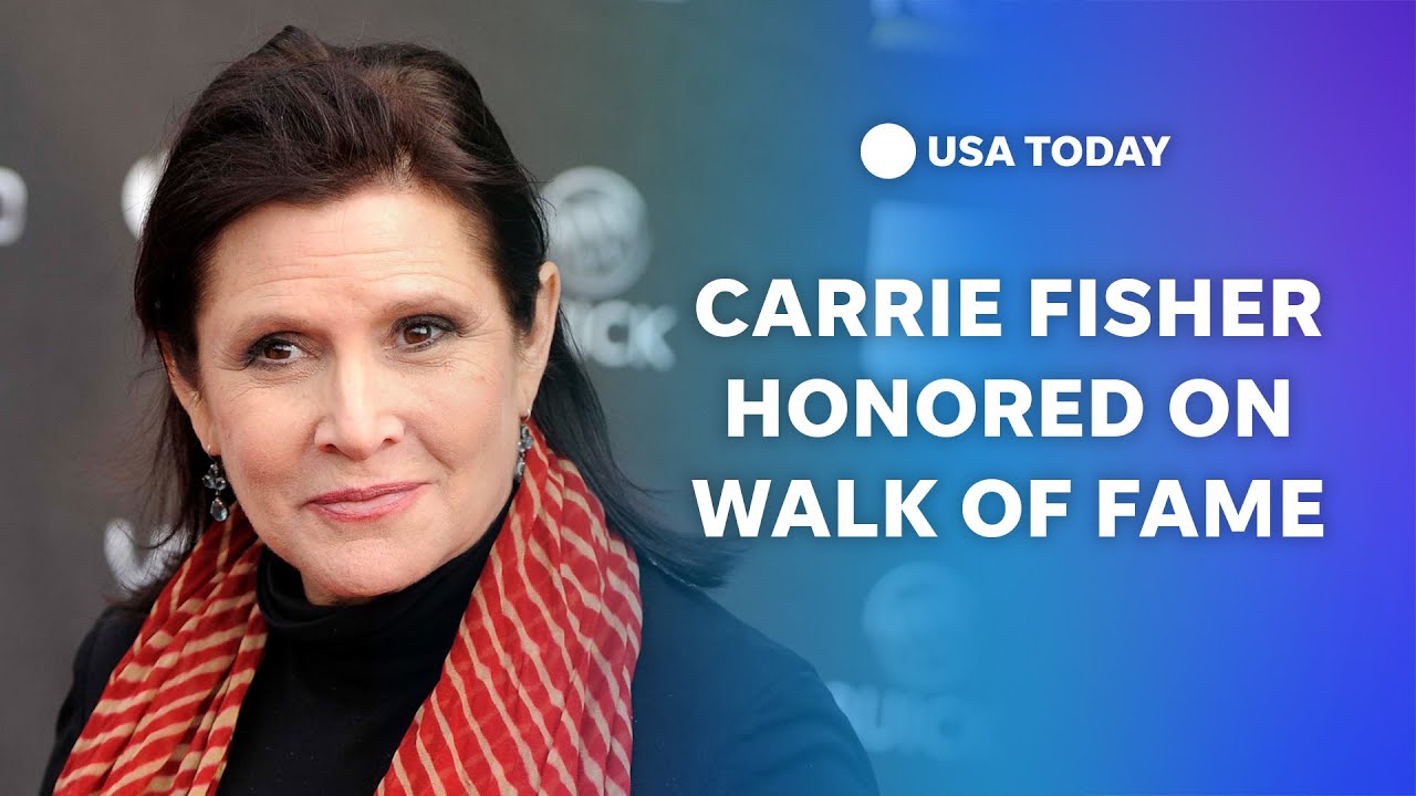 Watch: Carrie Fisher honored in Hollywood on Star Wars Day