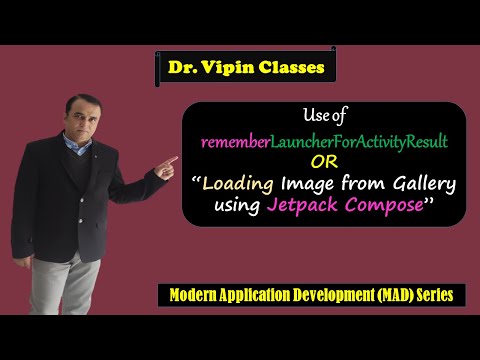 Pick Image from Gallery using Jetpack Compose | MAD Series | Dr Vipin Classes