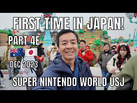 Part 4E First Time in Japan Super Nintendo World Universal Studios USJ