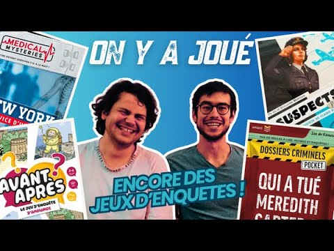 ON Y A JOUÉ : Medical Mysteries, Avant après, Suspects Pocket, Dossiers criminels Pocket