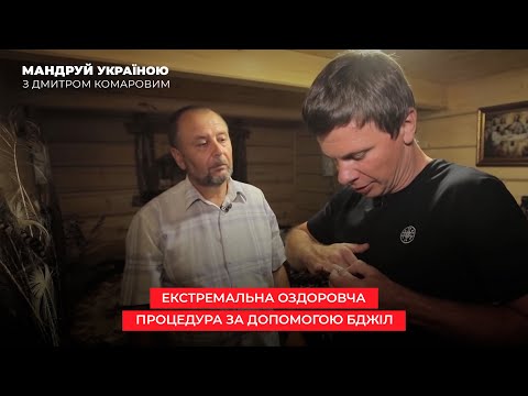 Дмитрий Комаров испытал на себе экстремальную оздоровительную процедуру с помощью пчел