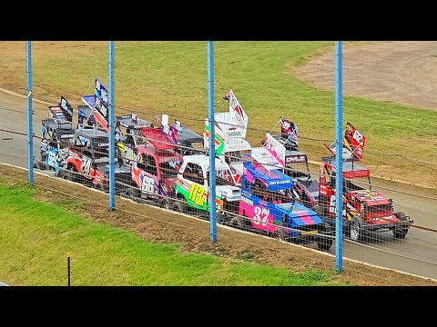 Waikaraka Park Speedway - Ministocks - 16/2/25 - dirt track racing video image