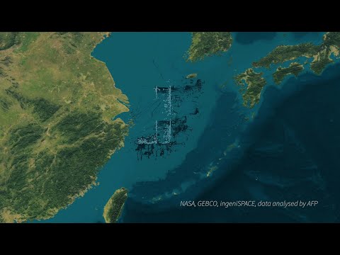 ANIMATED MAP: Mass formation of Chinese fishing boats - December 2025 (ZZ VERSION) | AFP Animé