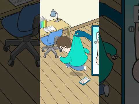 テスト前だけ見てしまう普段は見ない動画【アニメ】#shorts