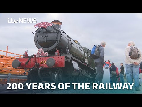 Greatest gathering of trains to mark 200 years of the railway | ITV News