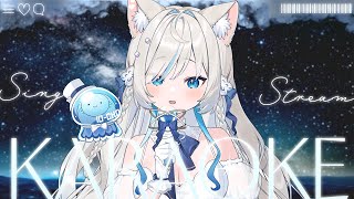 【#歌枠🩵】新衣装で路上へ🎤みつけて～🩵Singing Stream🐈#KARAOKE【#にゃぷぷまりーな/#いちプロ 】#VTuber
