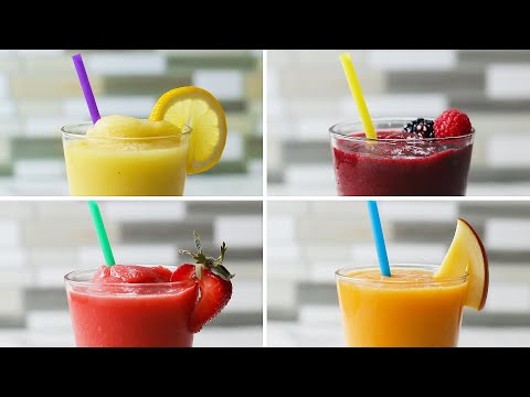 Frozen Lemonade 4 Ways