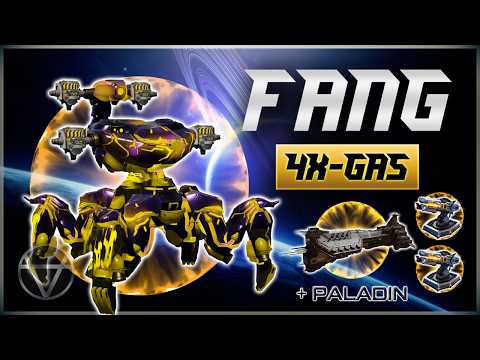 1,200,000 Shield FANG (Paladin + 4X G.A.S.) – Running For Beacons in War Robots
