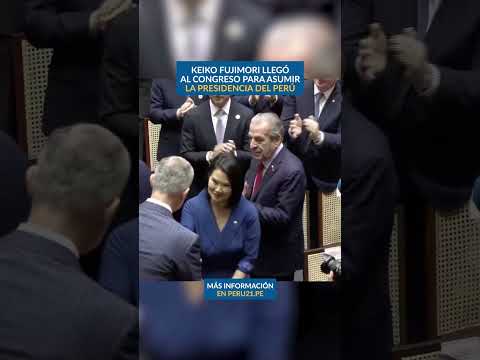 KEIKO FUJIMORI LLEGA AL CONGRESO