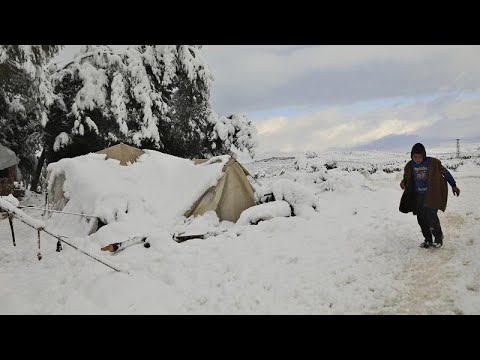 فيديو: أزمة إنسانية إضافية لقاطني الخيام السوريين