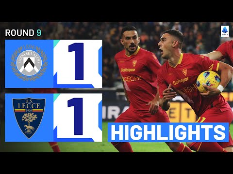 UDINESE-LECCE 1-1 | HIGHLIGHTS | Piccoli salvages a point for Lecce | Serie A 2023/24