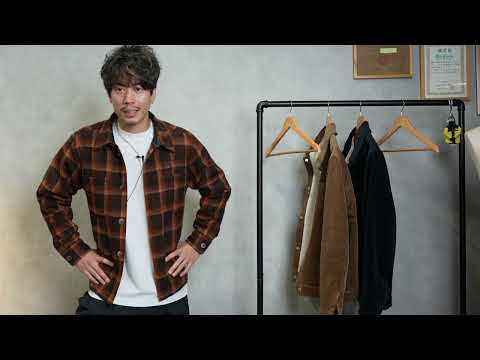 チェックブルゾン 1stサンプル