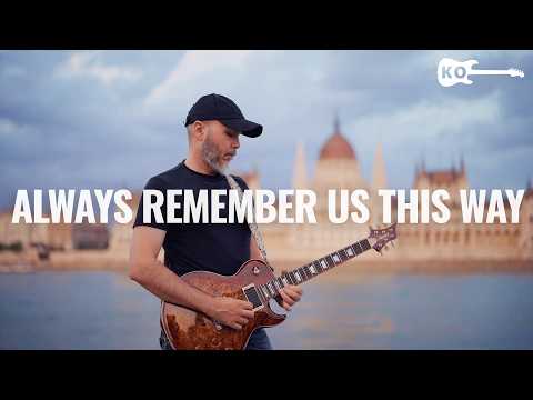 Lady Gaga - Always Remember Us This Way - Electric Guitar Cover by Kfir Ochaion - Fibenare Guitars