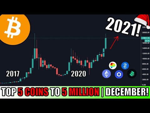 How I Would Invest $1000 in Cryptocurrency to Become a Millionaire DECEMBER 2020! Top 5 Altcoins!