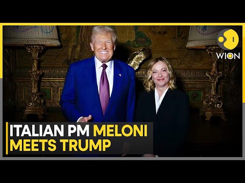 Donald Trump Meets Italian PM Giorgia Meloni Before US President Joe Biden's Italy Visit | WION
