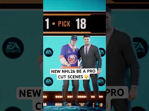 New #NHL26 Be A Pro cutscenes 😮💨
