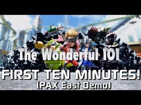 The Wonderful 101 - First 10 Minutes (PAX East Demo) - UCzA7lo0Cml0NZYKj3g42BKw