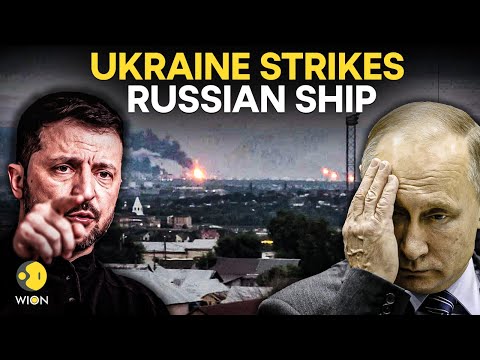 Russia-Ukraine LIVE:  Zelensky's MASSIVE Strike! Russian Ship Carrying Iranian Drone Parts Destroyed