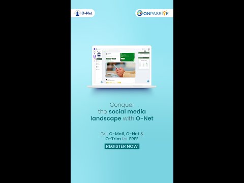 Create a FREE account on O-Net today!