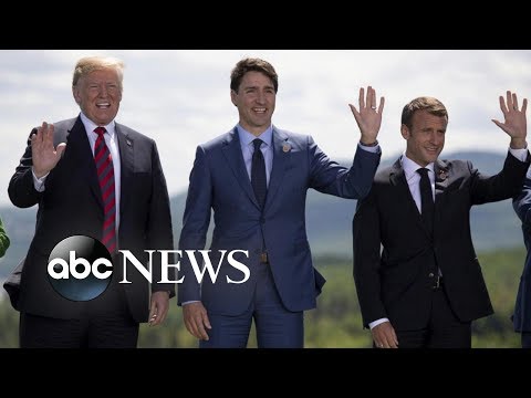 President Trump meets with world leaders at G7 summit