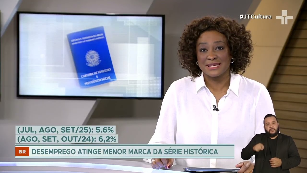 Brasil registra queda no desemprego no último trimestre