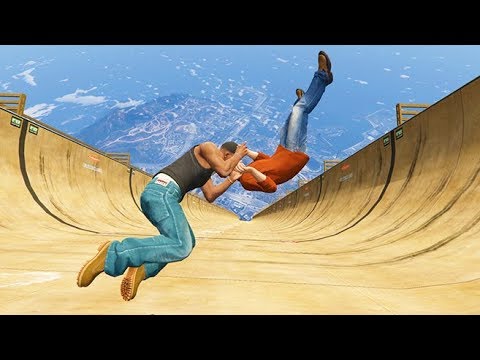 GTA 5 CRAZY Jumps/Falls Compilation #3 (Grand Theft Auto V Fails Funny Moments) - UCG67Fgo8Sxm4G4TMIFjXhjQ