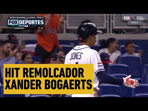 🇳🇱🙌 HIT REMOLCADOR Xander Bogaerts | Israel 0-1 Países Bajos | WBC 2026