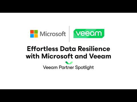Microsoft | Customer Spotlight with Veeam