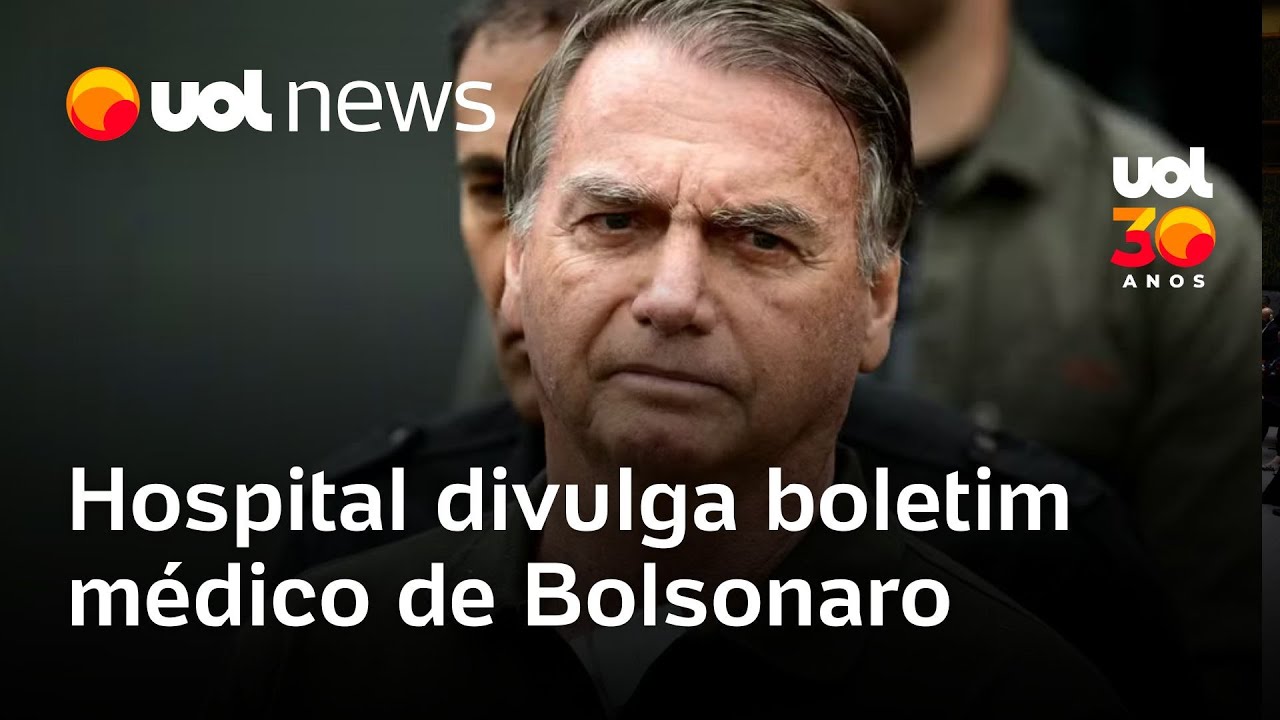 Bolsonaro Hospital divulga boletim médico de expresidente após realização de exames TV Online Bolsonaro Hospital divulga boletim médico de ex presidente após realização de exames