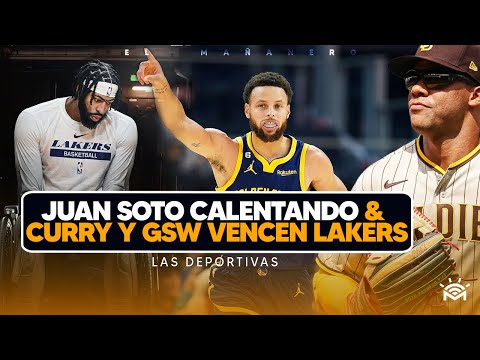 Juan Soto calentando & Curry y GSW vencen lakers - Las Deportivas