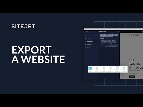 Sitejet - Export a Website