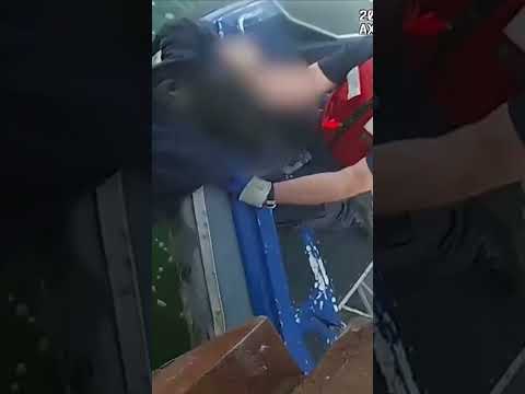 Police rescue woman trapped under pier