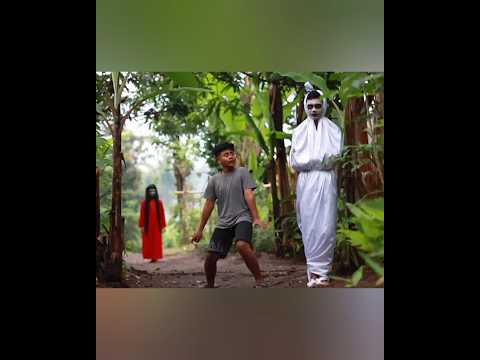 Prank Pocong Ketemu Kuntilanak 🤣 Lucu ngakak 🤣 #funny #poconglucu