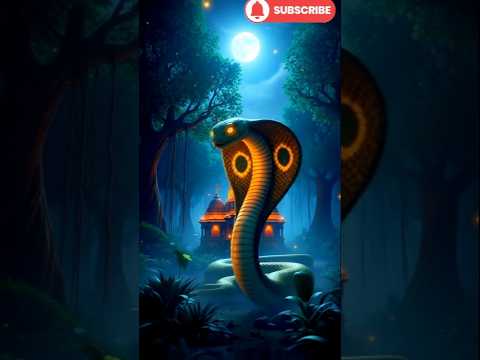 "नाग देव और रहस्यमयी मंदिर | Full Moon Night Temple | नाग देवता की शक्ति 🐍🌕"#shortvideo #shorts