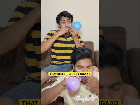 THAT DESI CHILDHOOD JUGAAD 🎈🥁🫠🥹#shorts #childhood #nostalgia #90s #kids #viral #trending