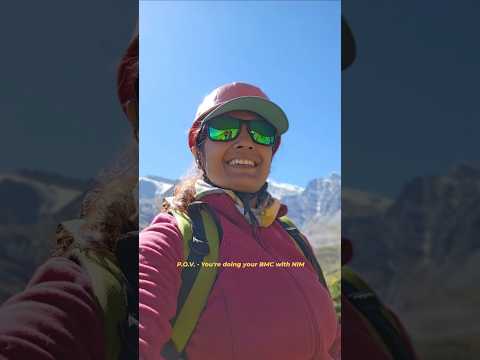 P.O.V. - Basic Mountaineering Course with NIM #bmc #mountaineering #nehruinstituteofmountaineering
