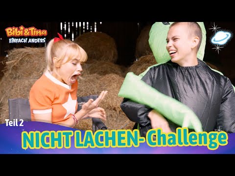 Bibi & Tina | Nicht-Lachen Challenge (Teil 2) - irre Aliens und Kurt Krömers piependes Huhn